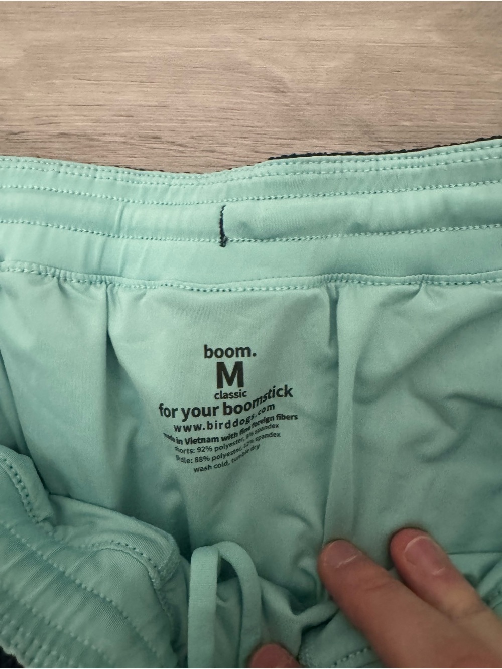 Bird Dogs Boom For Your Boomstick Casual Lined Drawsting Shorts Size M - Picture 4 of 4